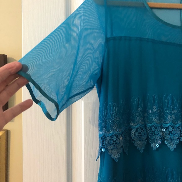 BEAUTIFUL DRESS NWT. XL - AMERICAN GLAMOUR!! - Picture 4 of 5